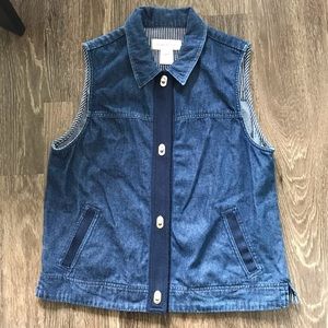 Susan Bristol Denim Vest